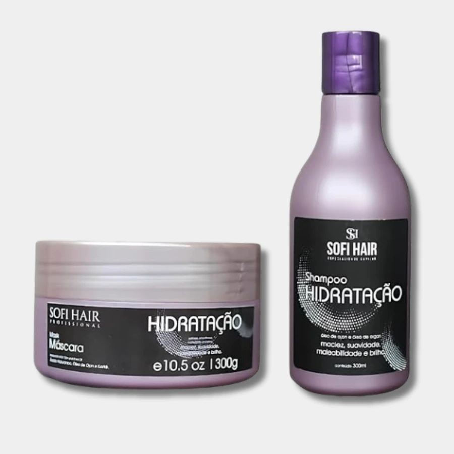 Combo Sofi Hair Profissional com Shampoo e Máscara